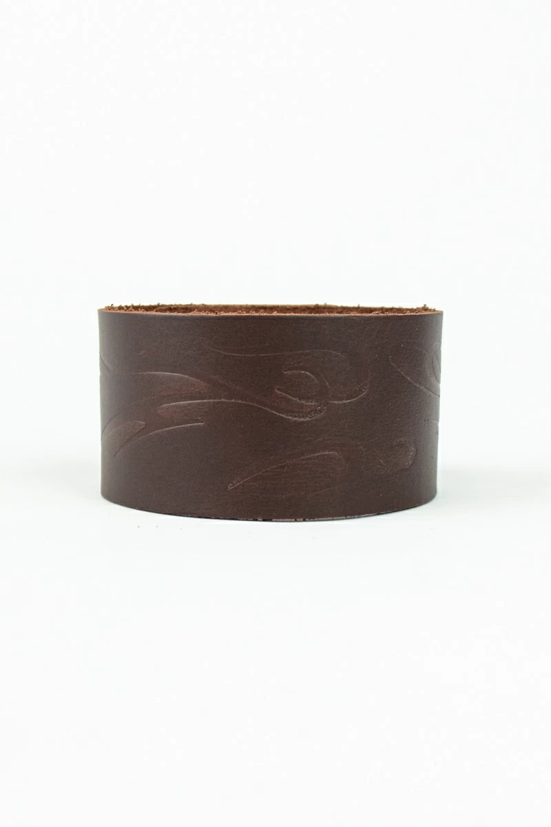 leather bracelet with metal studs