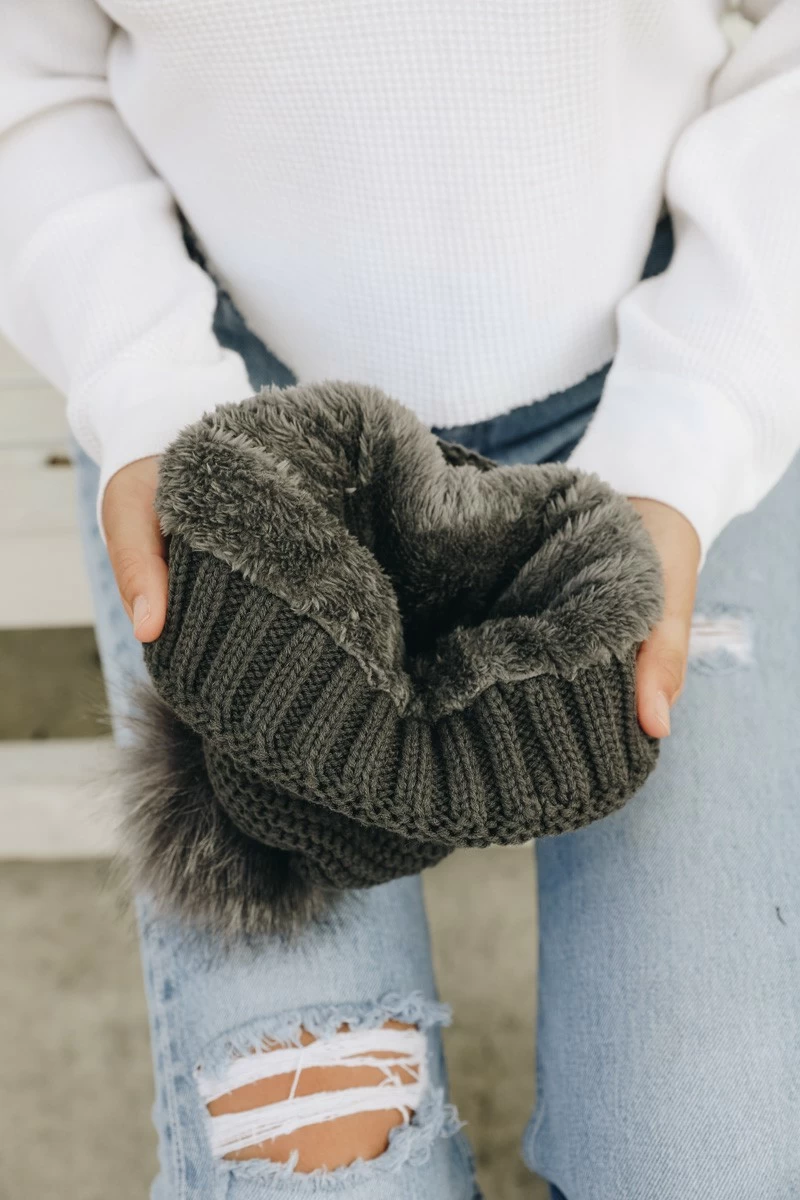 Sherpa Lined Beanie Leto Wholesale