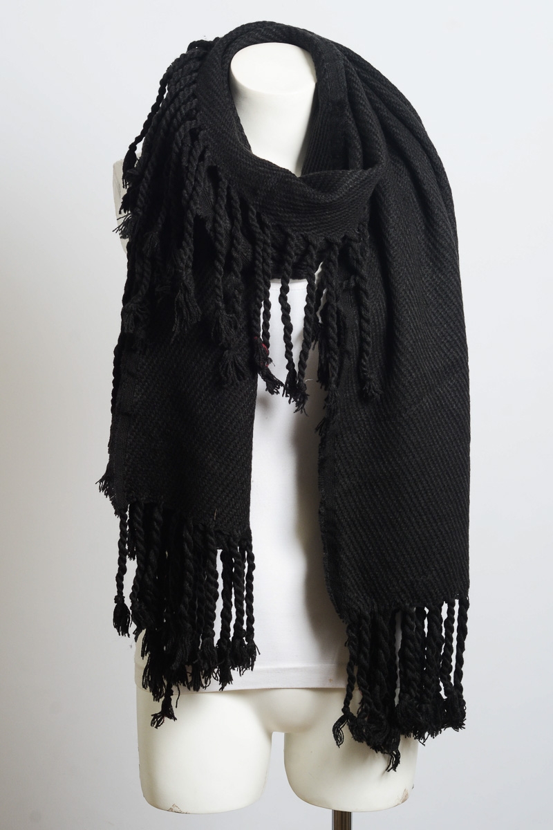 Leto Wholesale Scarves - Buy Tassel Knit Scarf For Women In Bulk Qty