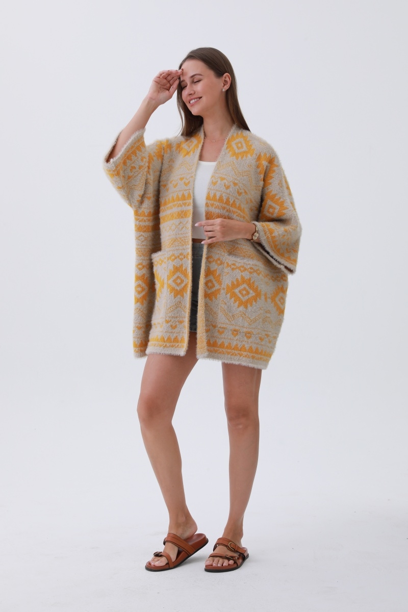 Aztec soft knit cardigan     bohemian western wear 3