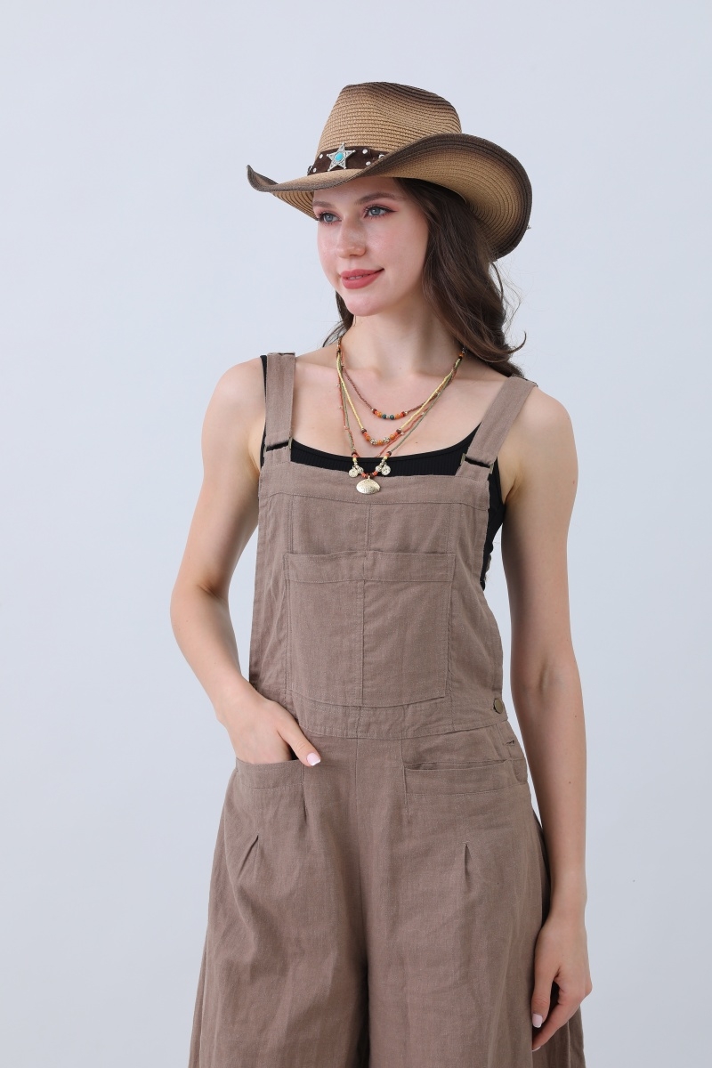 Classic western cowboy hat with star accent