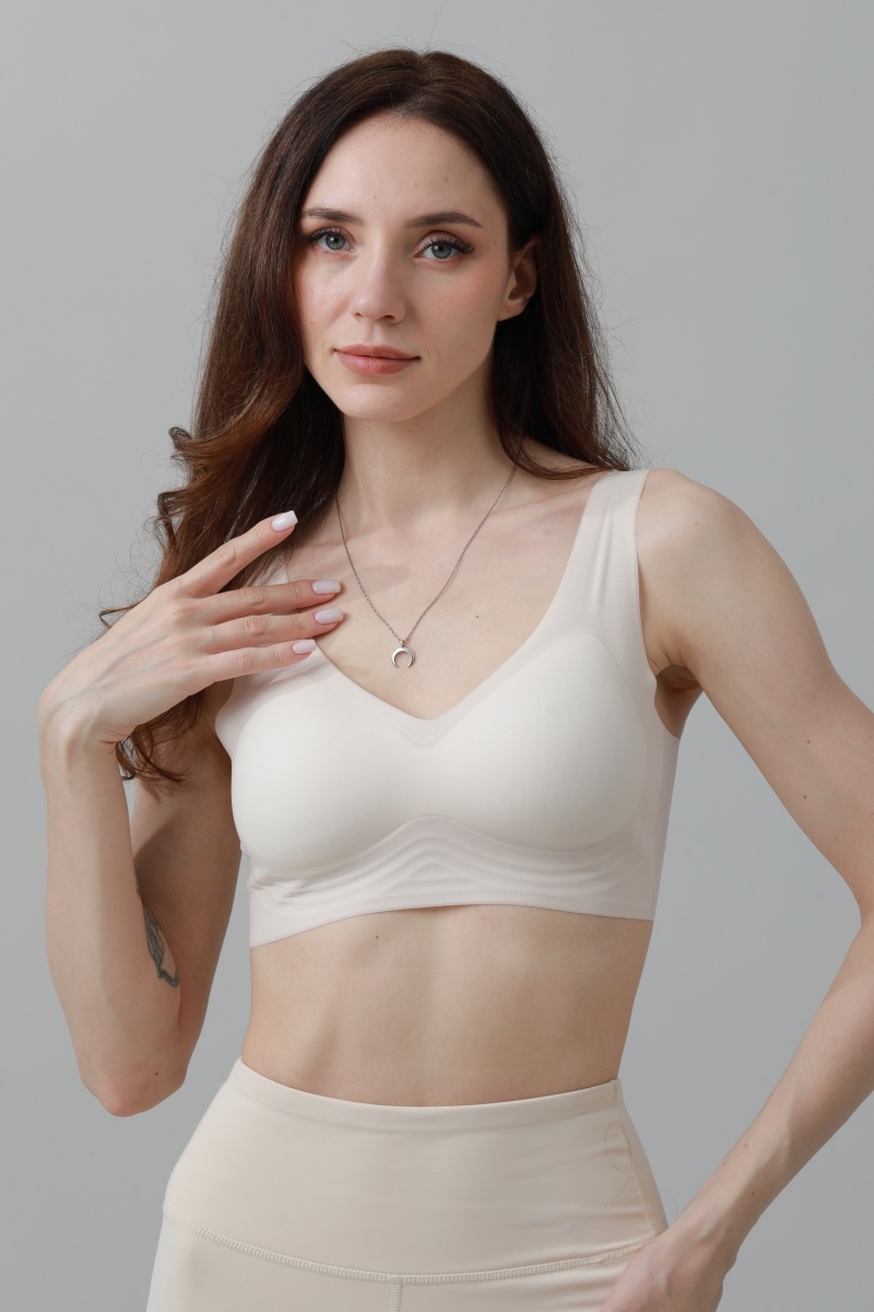 Ecofriendly seamless comfort free bra