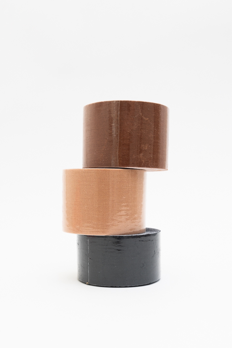 Latex-free breathable boobie tape in all colors for strong hold and lift.