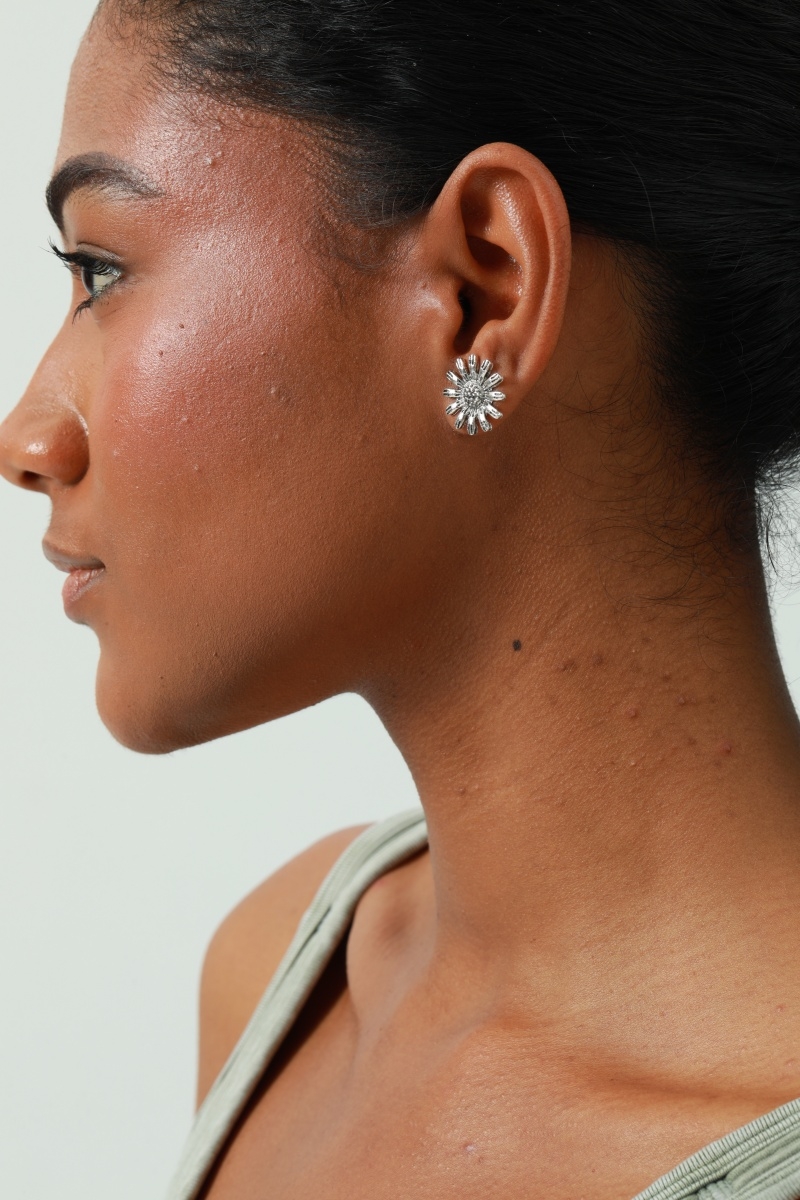 Mixandmatch earrings set  floral  heart  and cactus collection 1
