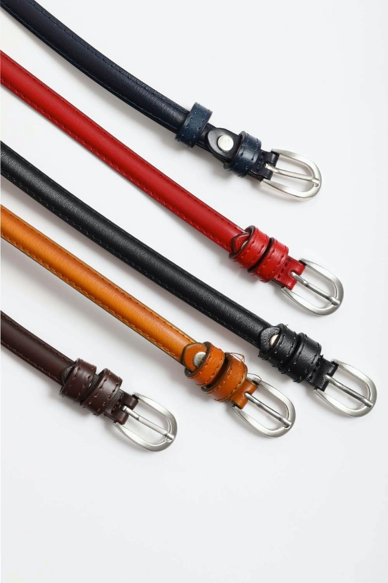 Multi Color Skinny Horseshoe Buckle Belt Wholesaler