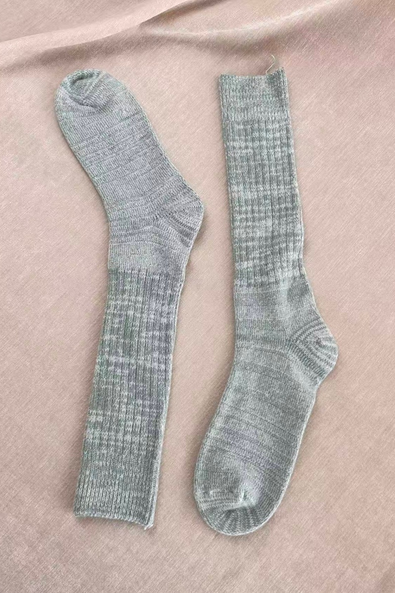 Pastel dreams slouchy knitted socks  8