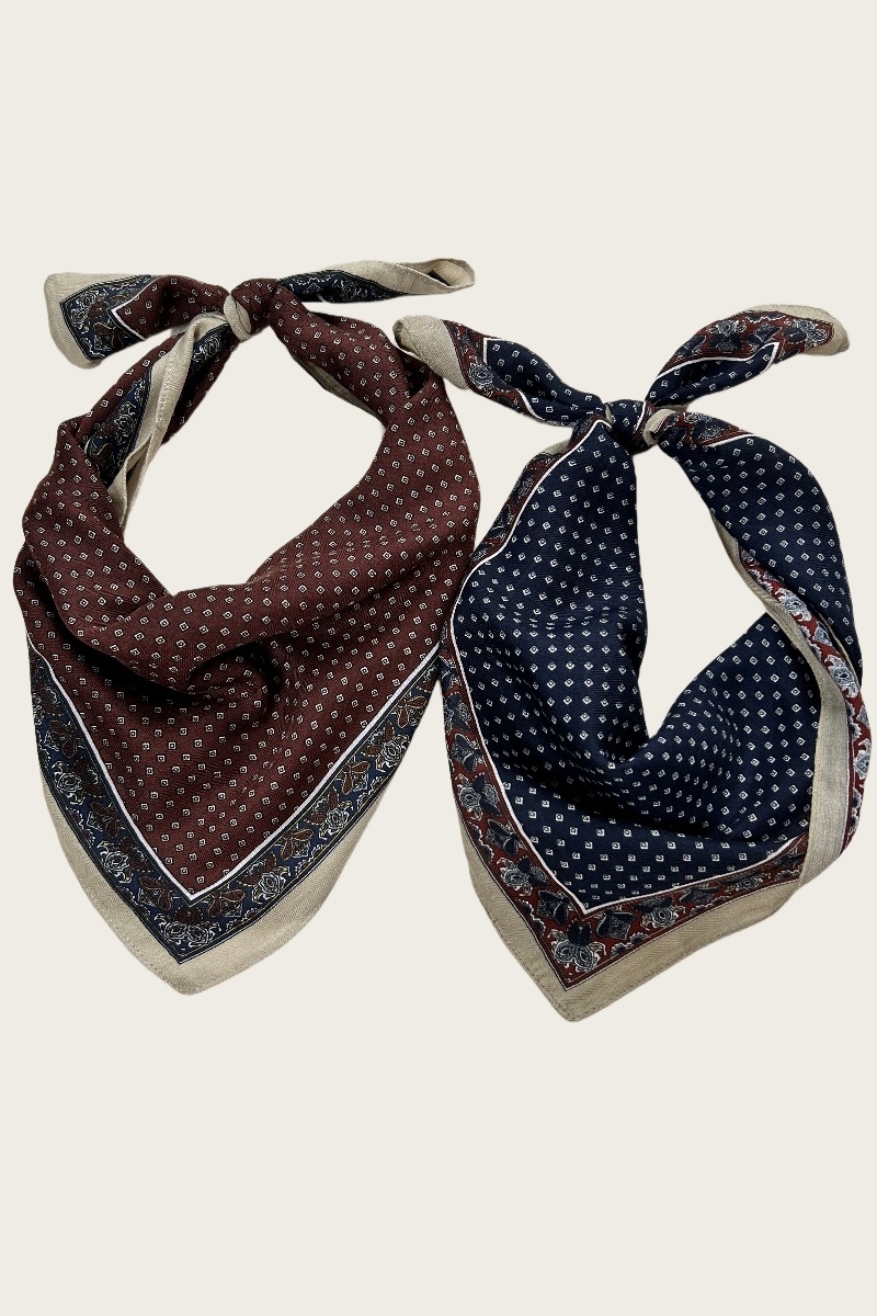 Preppy paisley cottonfeel bandana 2