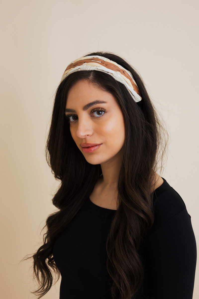 Summer vibes multicolor braided headband  3