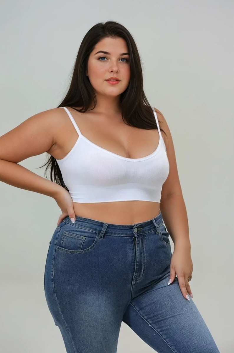 Xlarge elegant low back seamless bralette 1