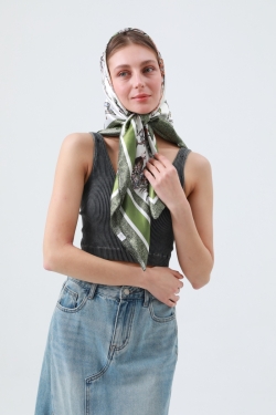 Silky Butterfly Floral Bandana - Essential Summer Scarf