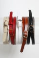 Asymmetrical buckle cinch waist fashion belt wholesale
