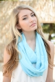 sky blue wholesale leto infinity scarf solid jersey