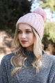Supplier of Cable Knit Round Pom Winter Beanies Wholesale Lowest Price Fashion Beanies in Bulk