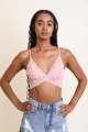 Butterfly scallop lace bralette in blush, designed for everyday comfort and style.