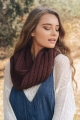 classic rib knit infinity scarf wholesale sable winter