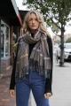Leto Wholesale - Best colorblock stripe tassel scarf wholesale