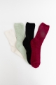 Cozy Hybrid Ribbed Crew Socks Wholesale Deals