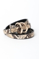 double ring skinny belt snake wholesale women accessories