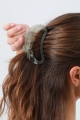 Elegant crescent moon hair clip minimalist curve design accessory