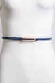 elegant navy looped skinny belt boho chic fashionable wholesale belts