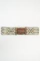 Buy Trendy Gold Starburst Design Glass Bead Belt Wholesale | Women Belts Wholesale | Leto Wholesale