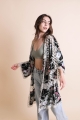 Trending Fashion Black Heirloom Embroidered Kimono Wholesale Vendor Supplier Made in China Low Minimum Cheap Price Profitable High Sell-through Fast Shipping Bulk Order