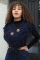 Order Heather Fringe Shoulder Warmer in Bulk | Fashion Shoulder Warmer Wholesale Dealer | Leto Wholesale