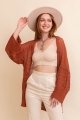 net knitted see through cardigan summer beach basic solid colors