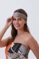Retro chain links silky bandana 1