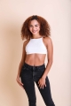 Seamless high neck bra top wholesale packs of 6