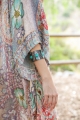 Stylish Pretty Turquoise Stone Studded Cuff 