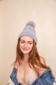 Gray Velvet Knit Soft Faux Fur Pom Beanie – Wholesale Supplier
