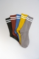 vintage warmth retro stripe wool blend socks wholesale breathable