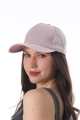 Women shiny fabric baseball cap solid color adjustable sun visor hat