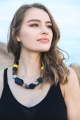 Leto Wholesale - wood & bead statement necklace wholesale