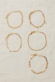 Mix & Match Dainty Gold Anklet/Bracelet Set