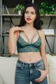 Cut Out Strappy Lace Bralette