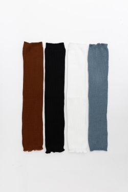 Soft Waffle Knit Leg Warmers – Warm and Comfortable Fit 