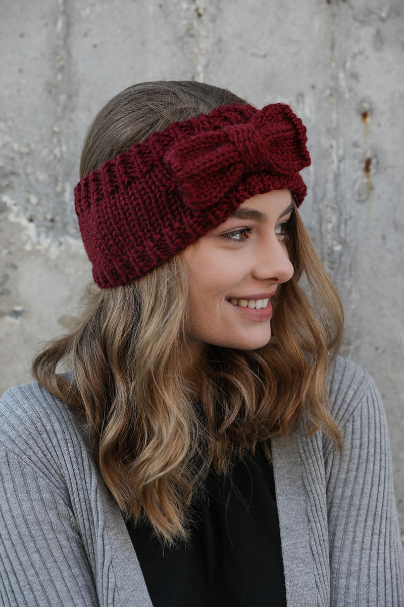 leto wholesale bow knit headband cozy fashion women accessories head wrap