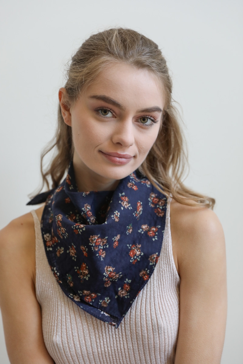 leto wholesale floral bunch neckerchief bandana scarf fashion trendy
