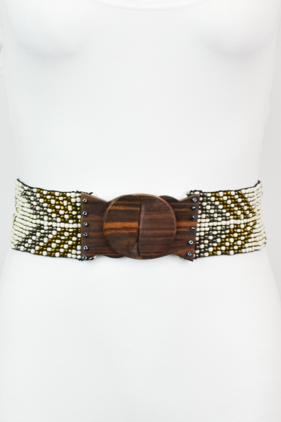 tribal arrow bead belt women wholesale fashion ivory wood
