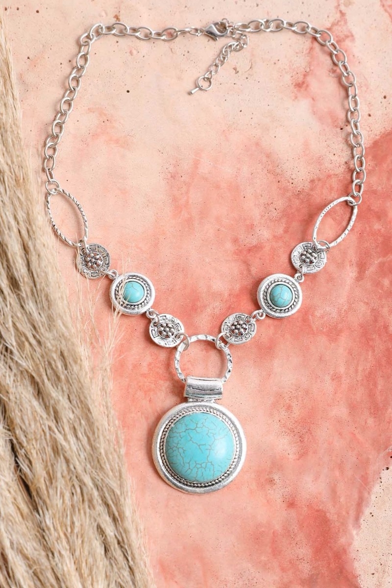 Unique Pieces Hope Turquoise Necklace Wholesale Supplier High Quality Cheap Price Jewelry