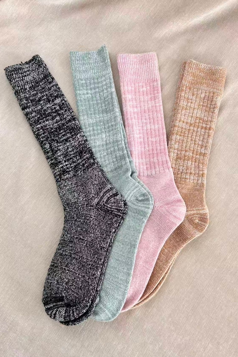 Pastel dreams slouchy knitted socks  8