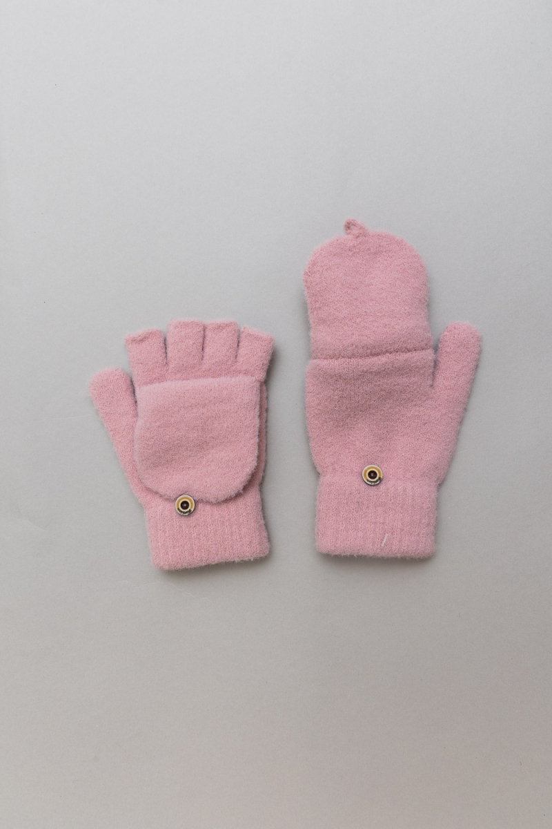 versatile knit blush cozy thermal gloves vendor style
