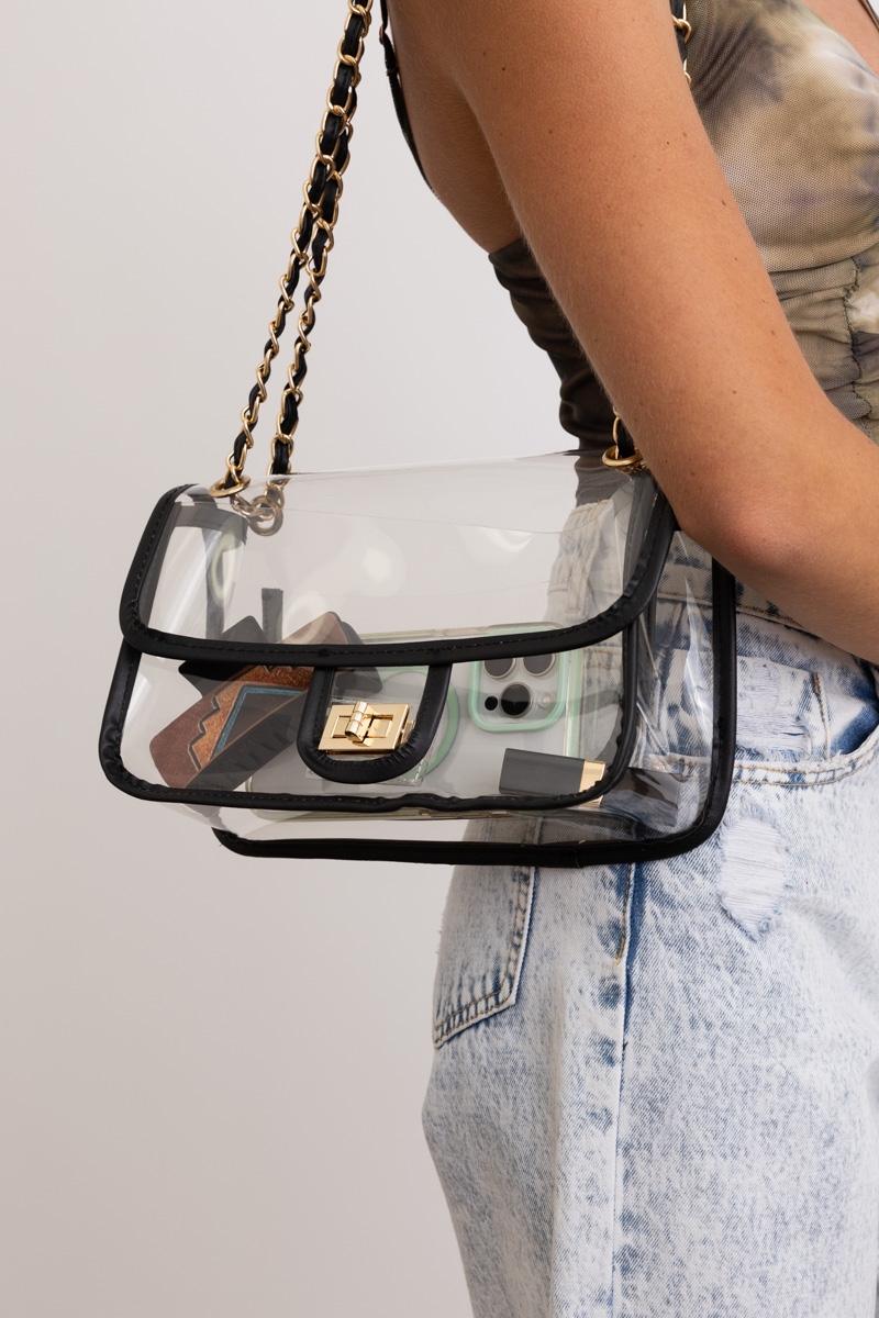 Compact Clear Purse for Stadium and Festivals 🎤