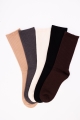 All-color Earth Tones Comfort Crew Socks – Everyday Wear for All Seasons