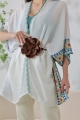 Bohemian leather flower pendant layered belt 5
