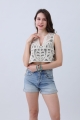 Boho crochet side tie vest     openknit sleeveless