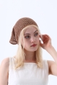 Boho sequin knit crochet head wrap lightweight sparkly kerchief