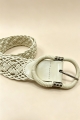 Boho style woven belt braided casual buckle belt for outfits 1